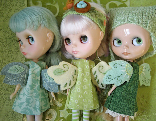 3 green fairies