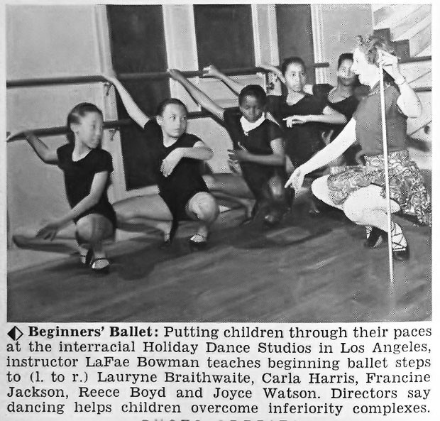 Beginners Ballet - Hue Magazine, May, 1958