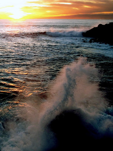 無料写真素材|自然風景|海|朝焼け・夕焼け|風景スペイン