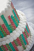 Christmas cake with edible Frosting Designs