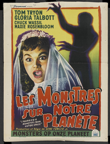 I Married a Monster from Outer Space (1958) 1 sheet Belgian