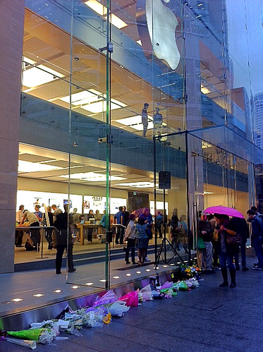At The Apple Store in Sydney