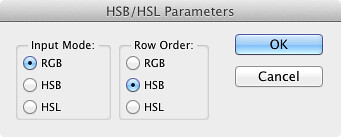 HSB-HSL Parameters