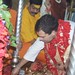 Rahul Gandhi performing pooja at Vindhyachal