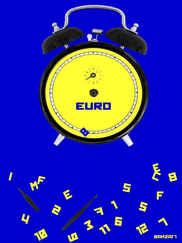 EURO CLOCK by Colonel Flick
