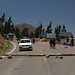 Il blocco della strada dei campesinos (verso Cochabamba)