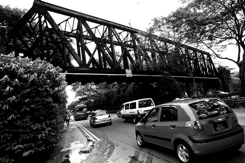Black Truss Bridge across Upper Bukit Timah Road
