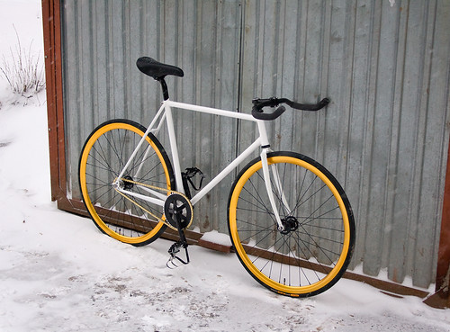 White & Gold & Black Bling-Bling Fobos Custom ©  CityCycle Shop / Workshop (Moscow)