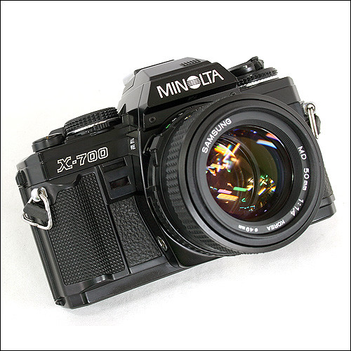 Hi-camera [미놀타 X-700 +MD50mm F1.4+최고의 베스트셀러+X700+입문용으로 좋아요]
