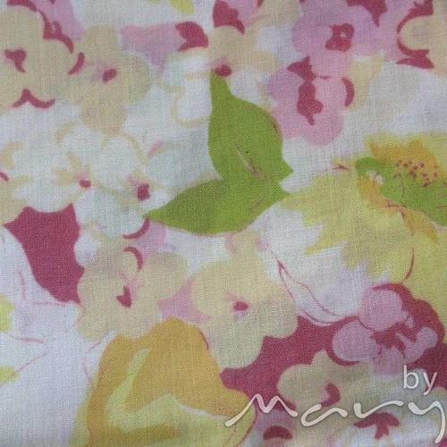 Vintage pillowcases - pink/yellow floral