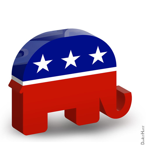 Republican Elephant - 3D Icon by DonkeyHotey, on Flickr