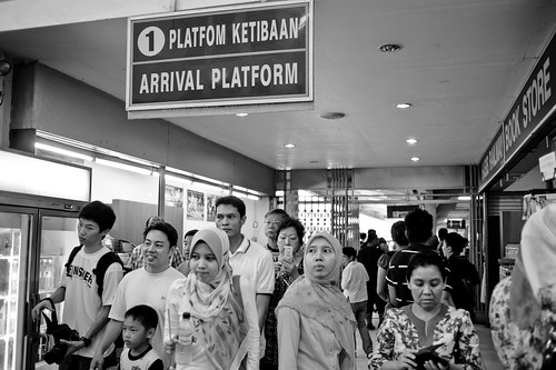 Arrival Platform at Tanjong Pagar KTM Railway station