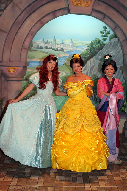 Meeting the Princesses at Princess Fantasy Faire