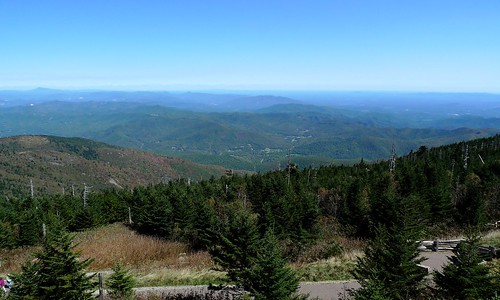 View from top of Mount Mitchell - NC