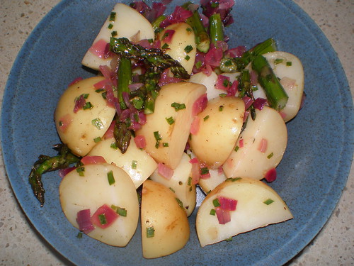Roasted Asparagus Potato Salad
