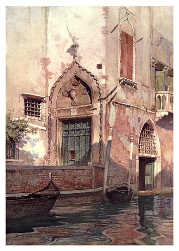 016-Un canal en Venecia- Reginald Barratt-The old Water-Colour Society-1905-Charles Holme