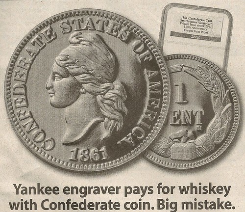 Confederate Cent replica
