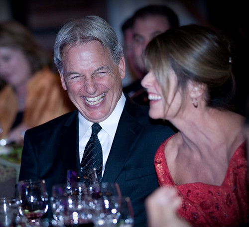 mark harmon and pam dawber. Mark Harmon and Pam Dawber. And here she is, celebrating with that other 