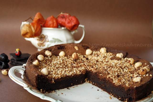 immagini foto torta cremosa al cioccolato fondente