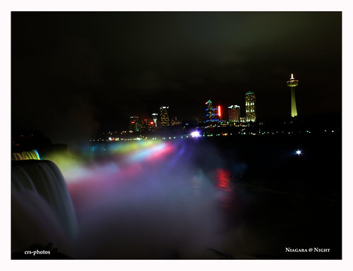 Niagara at Night by crsphotos