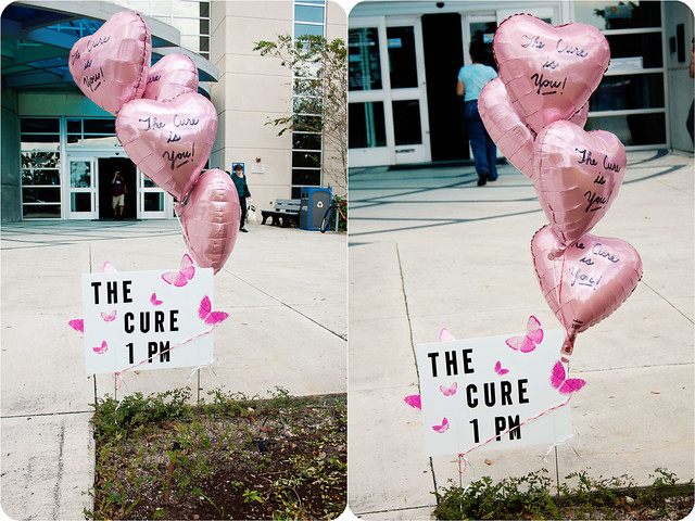 the cure balloons diptych