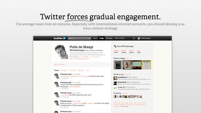 Twitter forces gradual engagement