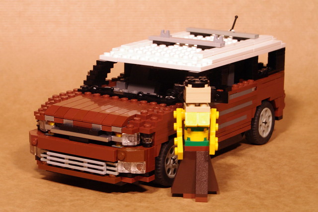 ford flex auto car moc model miniland lego lego911 van crossover cuv lugnuts soccer mom halloween minivan 2013 usa america