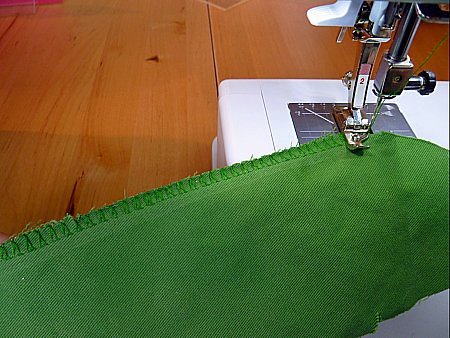 Overlook stitch on home sewing machine