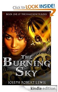 The Burning Sky novel, steampunk Lewis