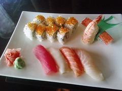 Roll and Nigiri Sushi