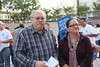SEIU 721 President Bob Schoonover and LA County DCFS Social Worker Blanca Gomez