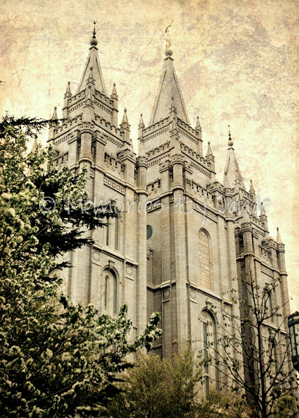 Salt Lake Vintage LDS Temple Prints -6