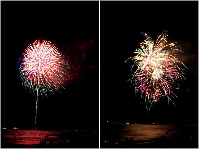 July 4th fireworks diptych 18