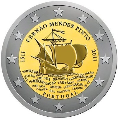 2 Euro Portugalsko 2011, 500. výročie narodenia Fernãa Mendesa Pinta
