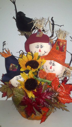 scarecrow trio by davisturner