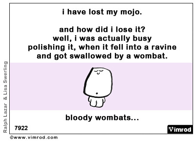 I have lost my mojo. How did I lose it?