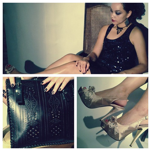 happy halloween, instagram pslilyboutique, los angeles fashion blogger, vintage bag, heels, dress, earrings, nails