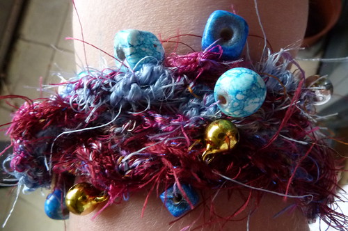 Music inspired yarn: leftovers make jewellery