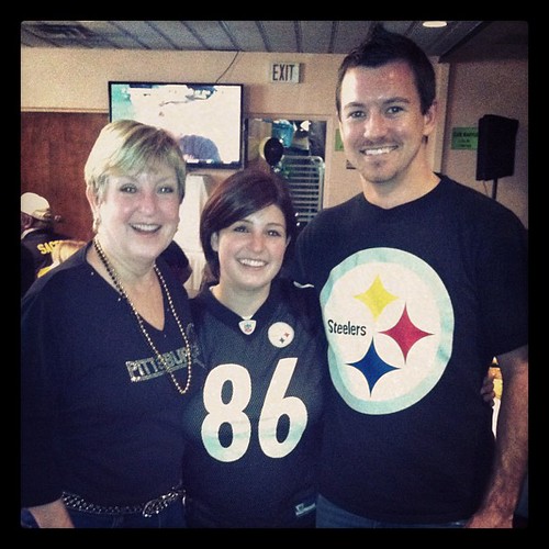 Day 165: Family Fun watching the Steeler Game by lalasappy