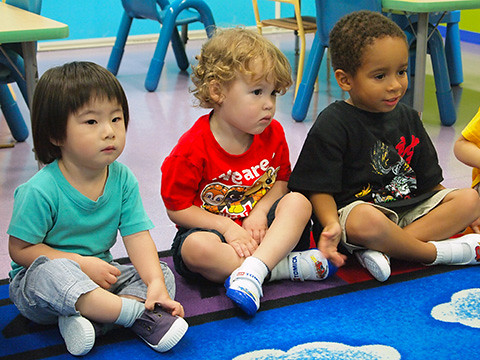 Missy students during circle time