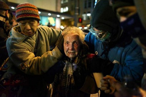 84-year old pepper sprayed - large