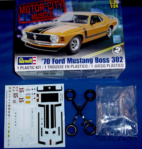 1/25th Scale Waterslide Decals 1970 Ford Mustang Boss 302 Stripes 1/24th 