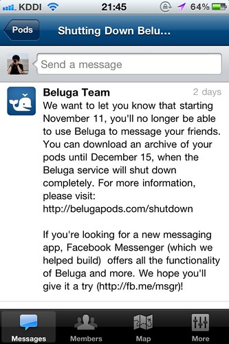 Beluga shutdown