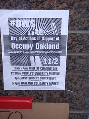 Support for Occupy Oakland