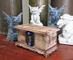 Miniature Mysterious Chest Filled with Bundles of Mysteries ~1:12th Scale