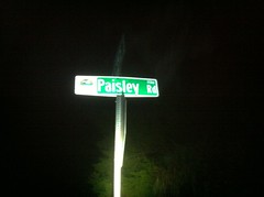  Paisley Road Sign 