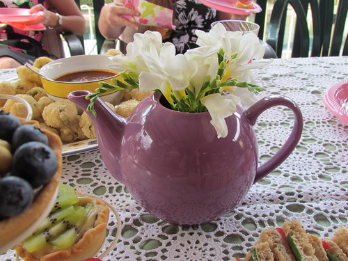 Teapot with Freesias