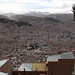 Raggiunto El Alto, la capitale Aimara, vedo dall'alto La Paz