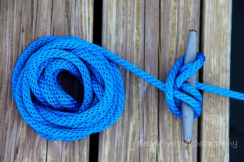 Blue Boat Rope  by pieceofheaven