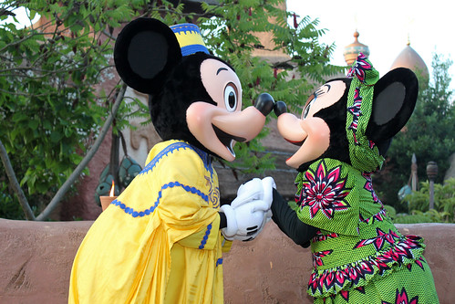 African Mickey and Minnie Mouse